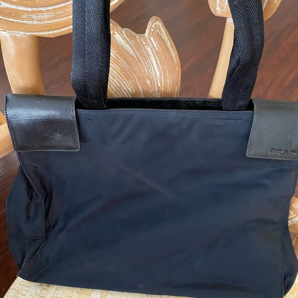 Prada 100% Authentic Rare Navy Blue Bag - Picture 3 of 7